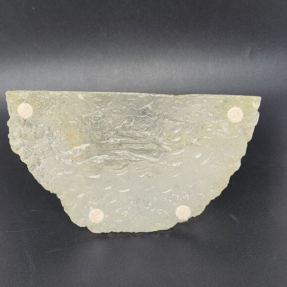 Acrylic Wave Sailboat Sculpture Vintage UV Glow 4.5" Tall - Picture 8 of 9